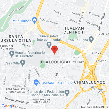 Clinica Peralta map