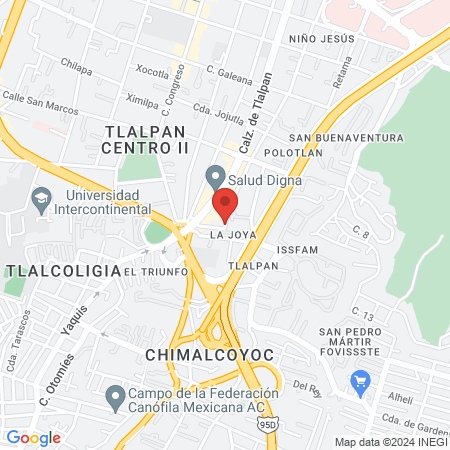 CENTRO DE MEDICINA DEL DEPORTE REHABILITACION Y CONTROL DE PESO map