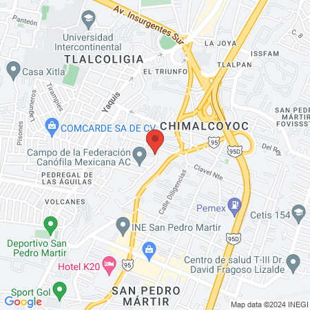 Royal Canin - Federación Canofila Mexicana map