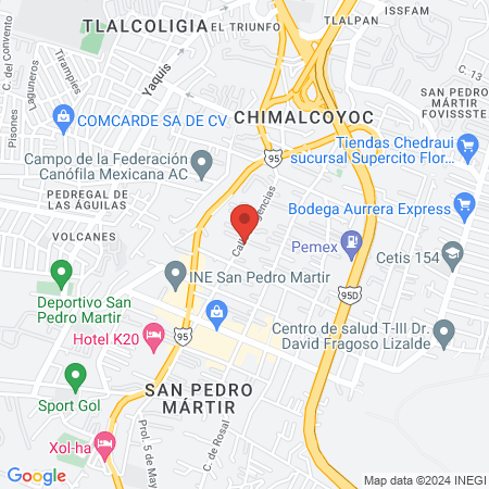 Veterinaria Numa map