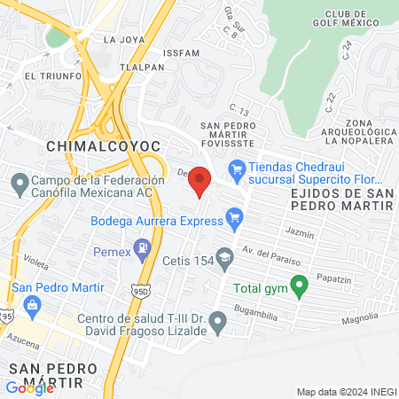 Clínica Veterinaria del Valle de México map