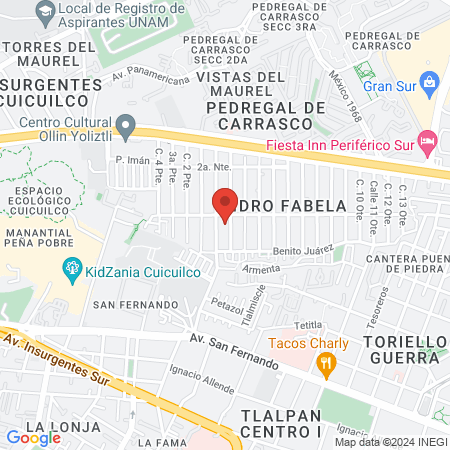 Especialistas en las enfermedades de los pies map