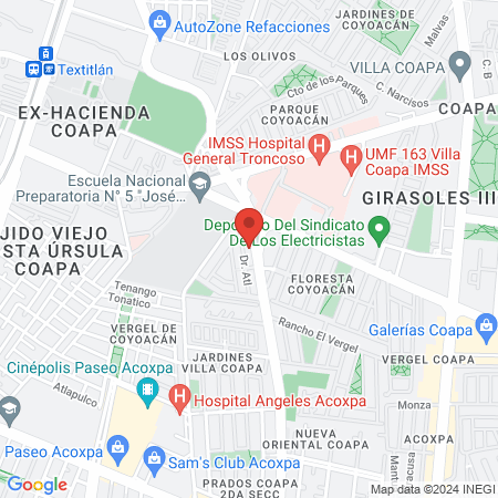 Dra. Margarita Nieves Cabello map