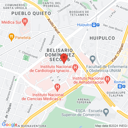 Ortopedia Tlalpan map