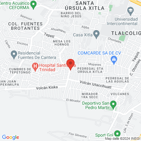 Consultorio de Especialidades dentales map