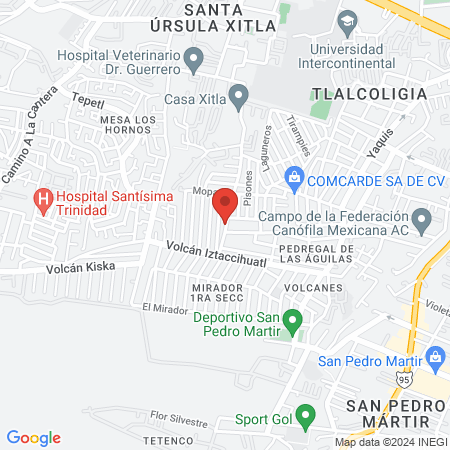 Veterinaria Los Cachorros map