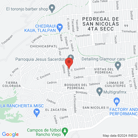 Consultorio dental Maxilofacial map