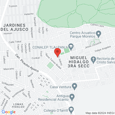 Peluquería Lilith map