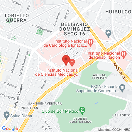 Foro Venoso Mexicano map