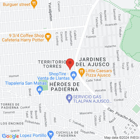 Dental Homún map