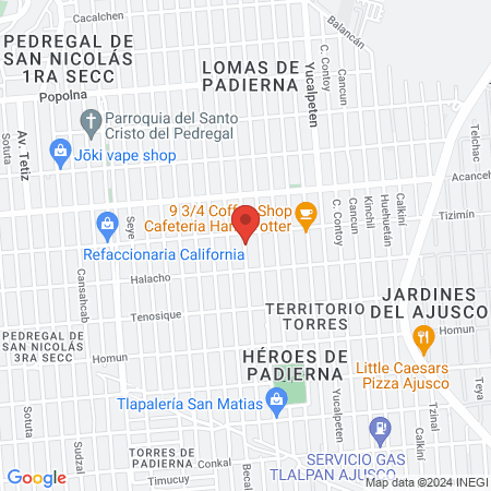 Consultorio Dental Villanueva Tlalpan map