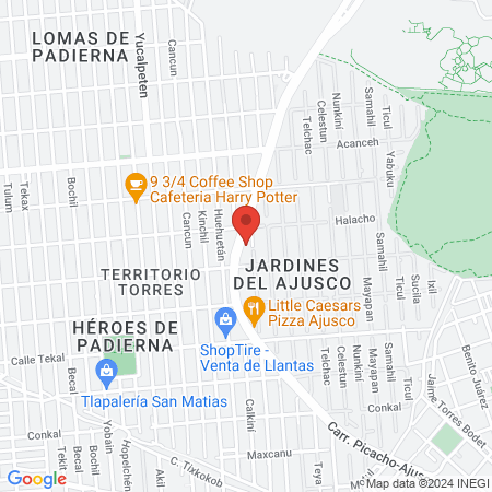 Veterinaria Dr. Eguiluz map