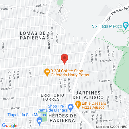 Unidad de Especialidades Medico Veterinarias map