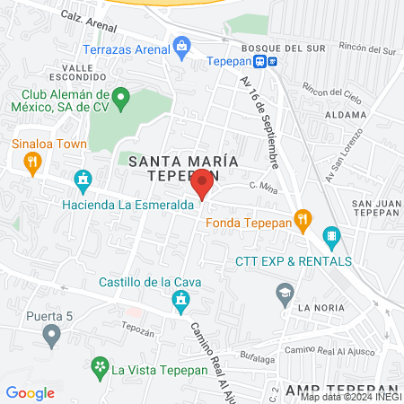 Barbería el primo map