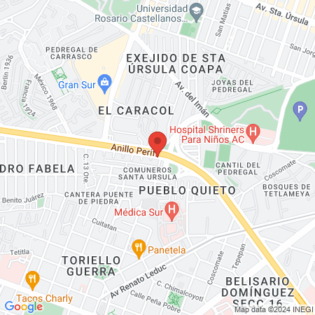 Castillo Gonzalez Leticia map