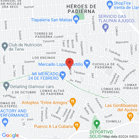 DENTISTA SAK CHEEJ map