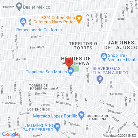 Laboratorio de Diagnostico Molecular y Servicio de Referencia SA de CV map