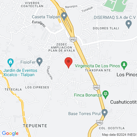 Sector Soccer cdMx map