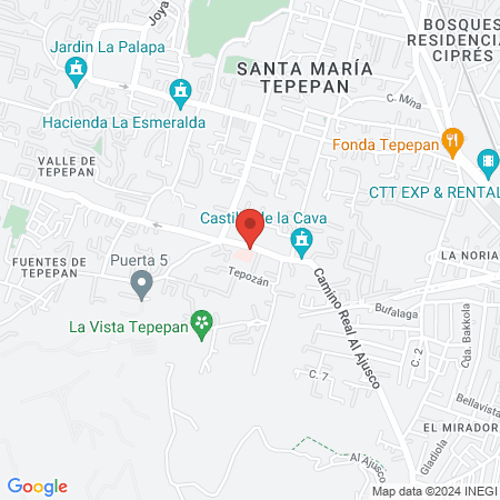 Sanatorio Médico Santa María Tepepan map
