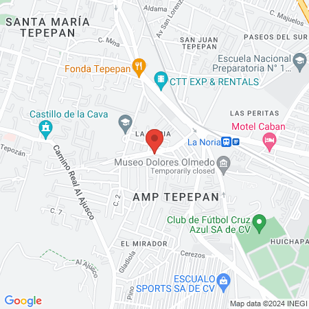 Centro De Salud Ampliación Tepepan map