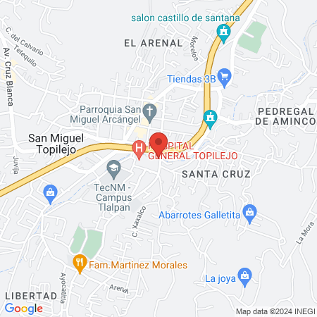 hospital materno infantil map