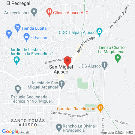 Encanto Salón Nails map