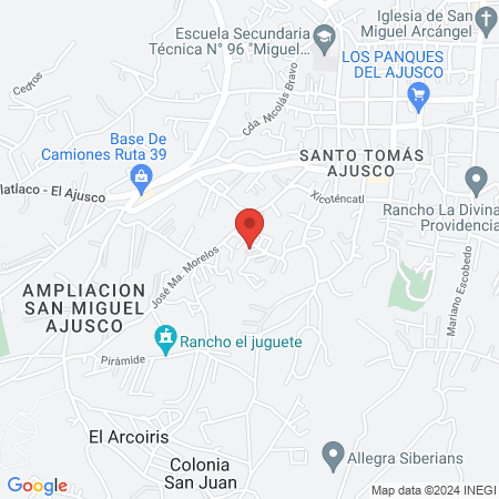 Barberia la martina map