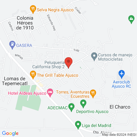 Peluquería California Shop 2 map