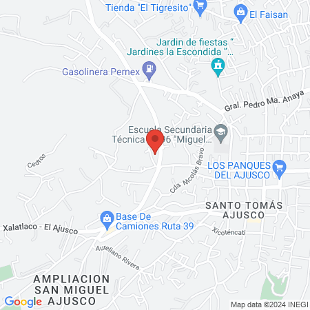 Consultorio médico con servicios nocturno map