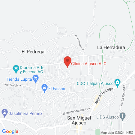 Clínica Ajusco A. C. map