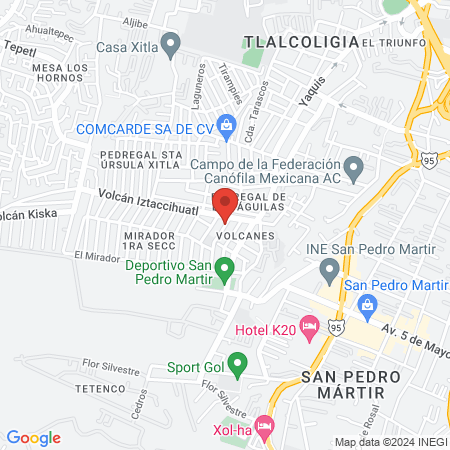 "El Consul" Dentista Volcanes Tlalpan Ortodoncia map