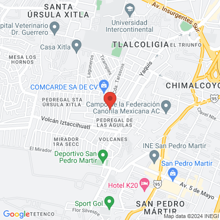 Dr. Aldo Josue Agreda Santana Ortopedista Tlalpan map