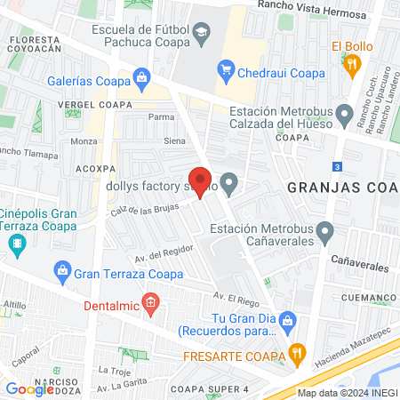 Ohh Lala Bambu Uñas pestañas estetica keratinas Alaciado Nanoplastia y microblading COAPA map