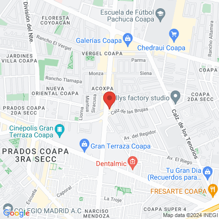 Santorina Nail Bar map