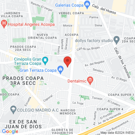 Sports World Gran Terraza Coapa map