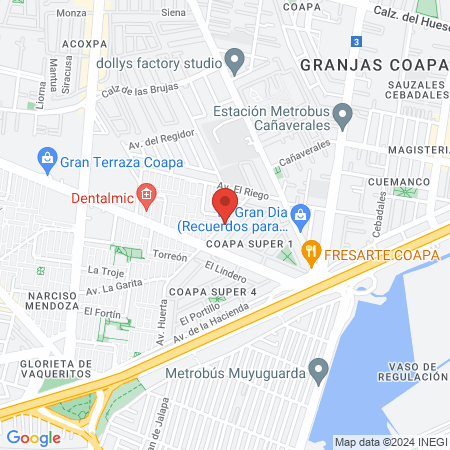 More Fitness GYM Coapa map