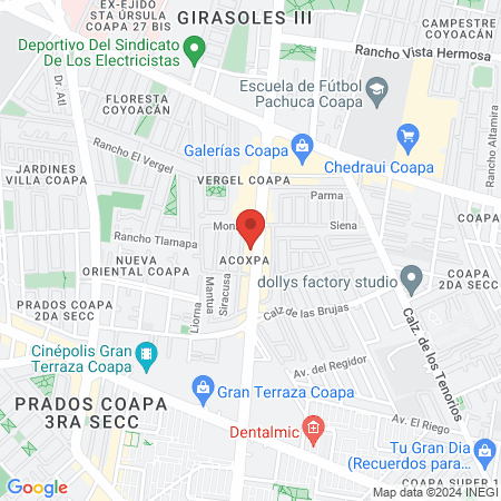 Grupo M.G. DENTAL map