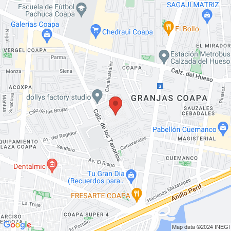 Marco Antonio Farfan Romero Dentista map