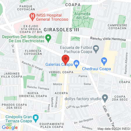 Consultorio de Especialidades dentales Vargas map