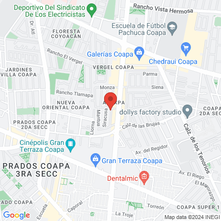 Dr. Carlos Cruz Alvarez map