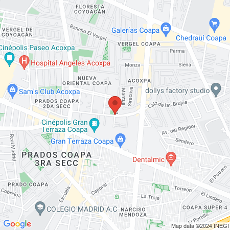 Hospital Veterinario Animal Home Coapa 24 horas map