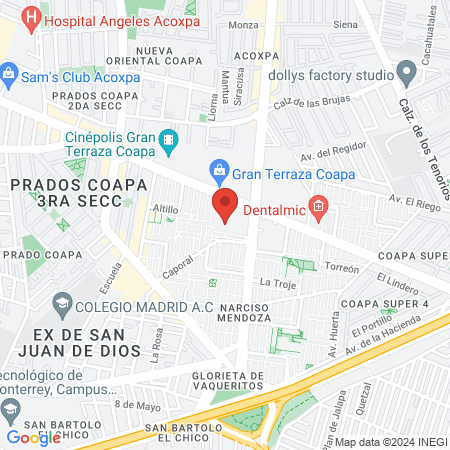 Acuario, mascotas y veterinaria Axólotl map