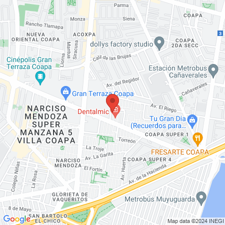 Dra. Alejandra Fdez - Dentista map