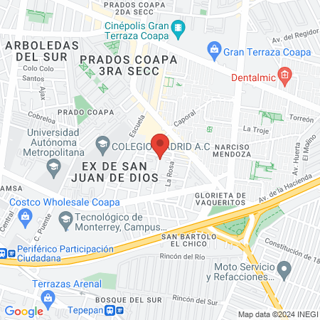 Reg Mon Beauty/ spa de uñas y maquillaje map