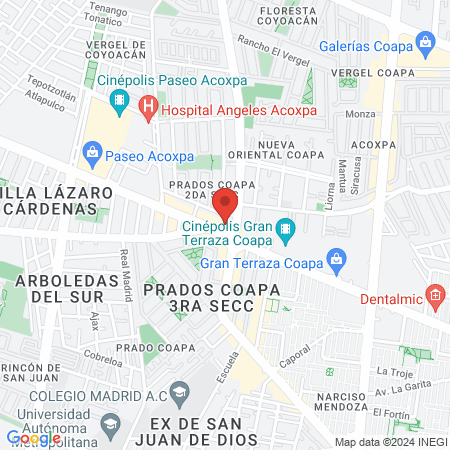 Karuna | Beauty & Spa | Acoxpa map