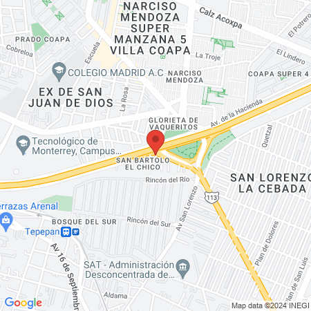 Prólux Ftraining Center map