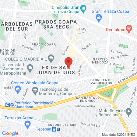 Dental Tech Coapa map