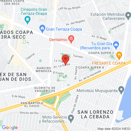 Nueva Imagen Dental map