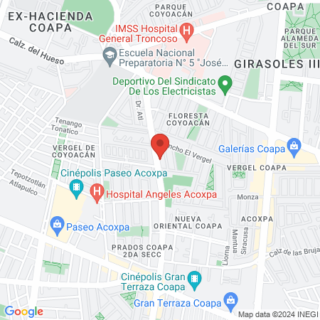 Grupo Odontologico Jorge Aguirre map
