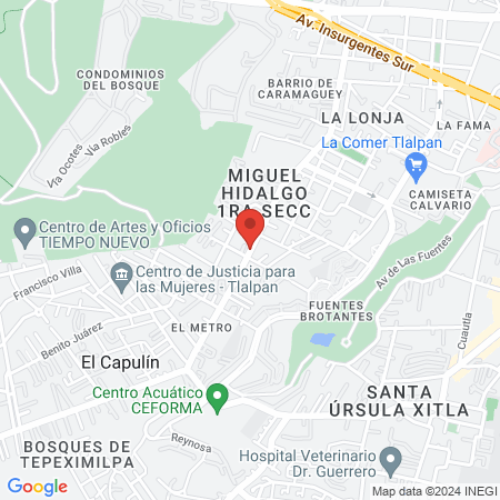 Estética Unisex Angélica map